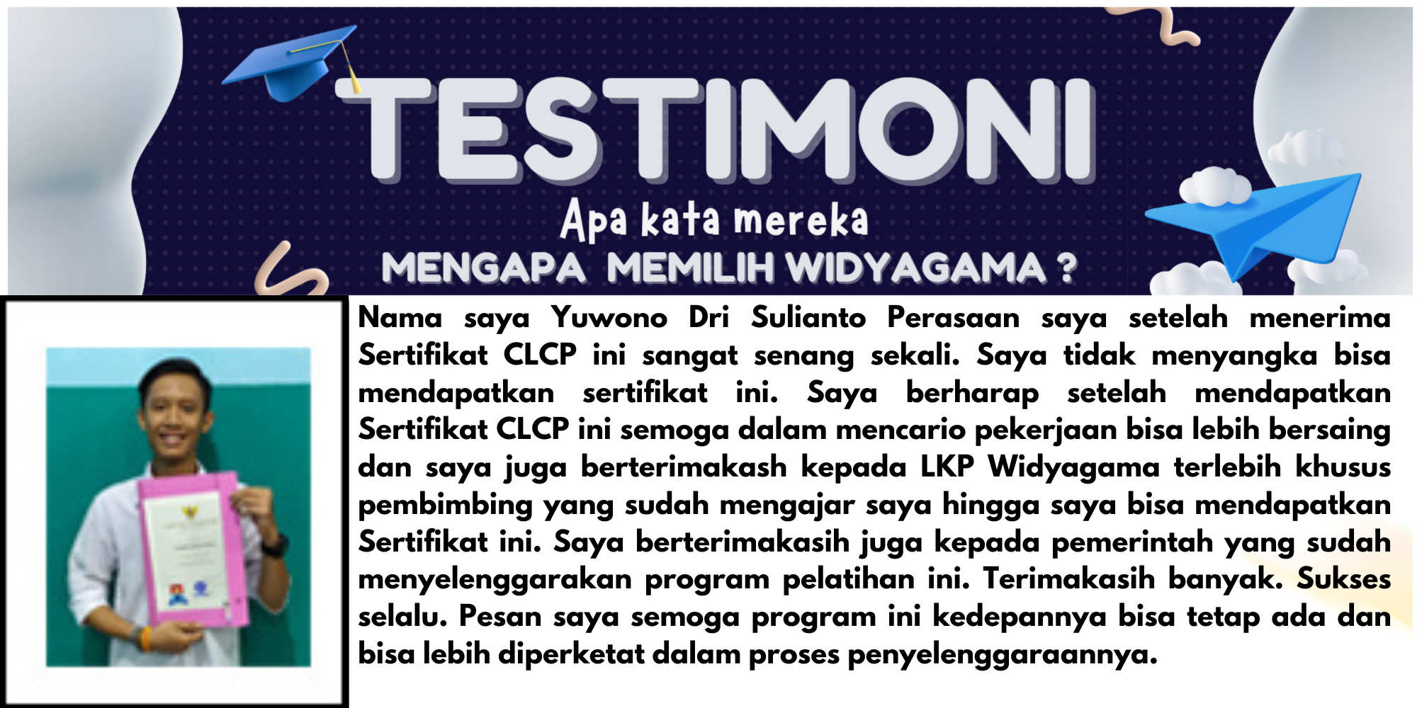 ulasan peserta lulusan kursus komputer bahasa inggris fec jatinangor